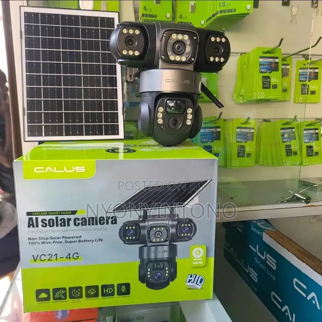 Callus 3lense Ai Assisted Digital Wireless Sim Card Solar Camera