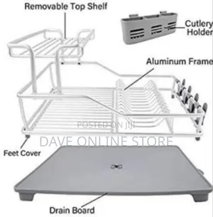 Heavy Duty Aluminum Dish Rack