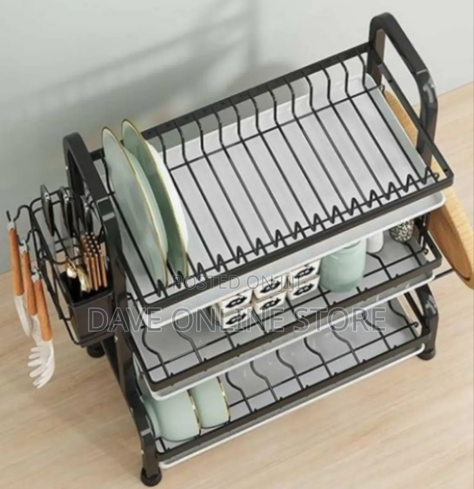 Multi-Tier Kitchen Storage and Drying Rack
