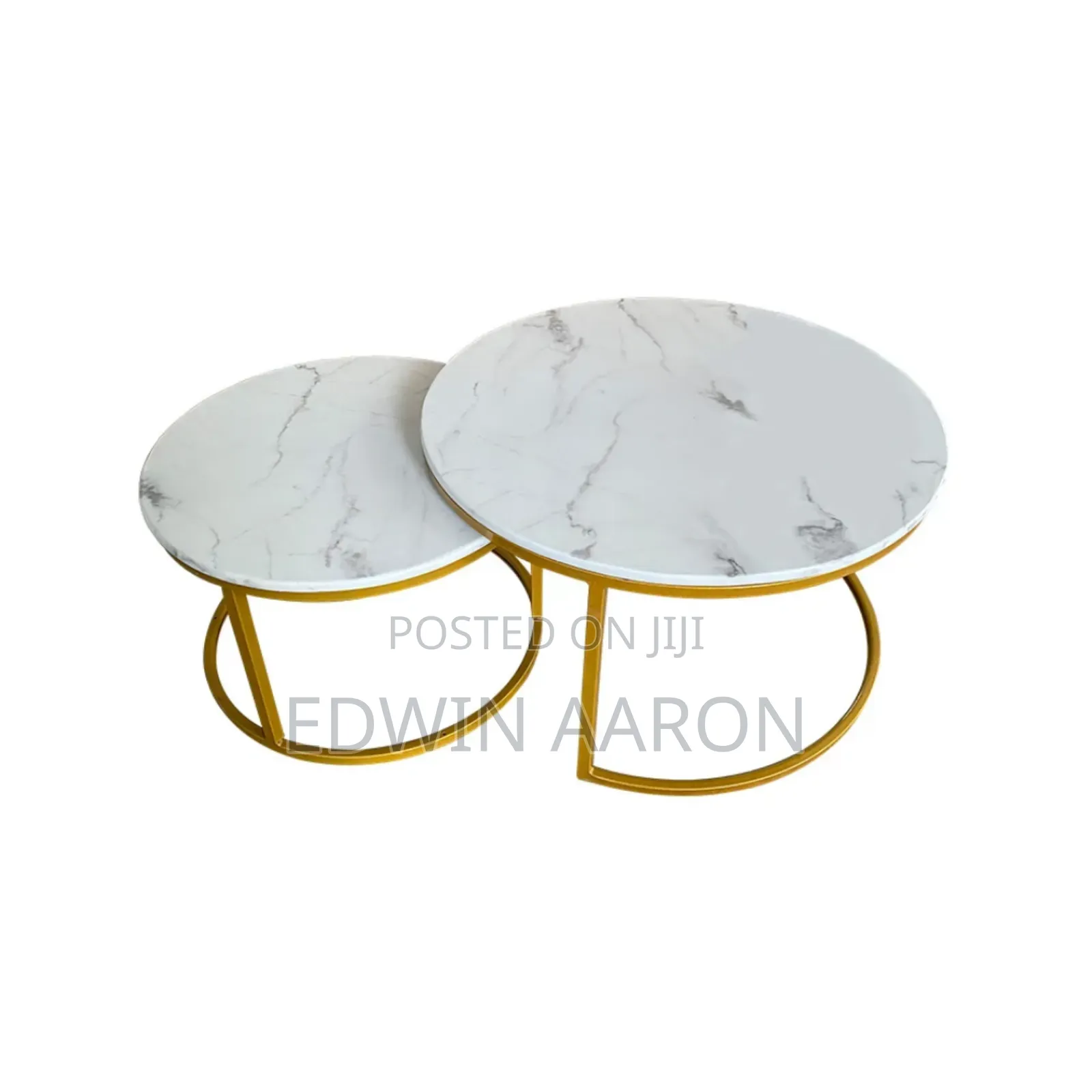 2pc Glass Top Centre Table Set