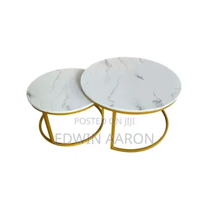 2pc Glass Top Centre Table Set