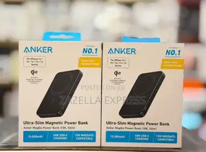 Anker Ultra Slim Mag Go Power Bank 30w, 10,000mah Magnetic Portable