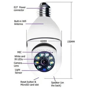 Wifi 4g Security Bulb Camera