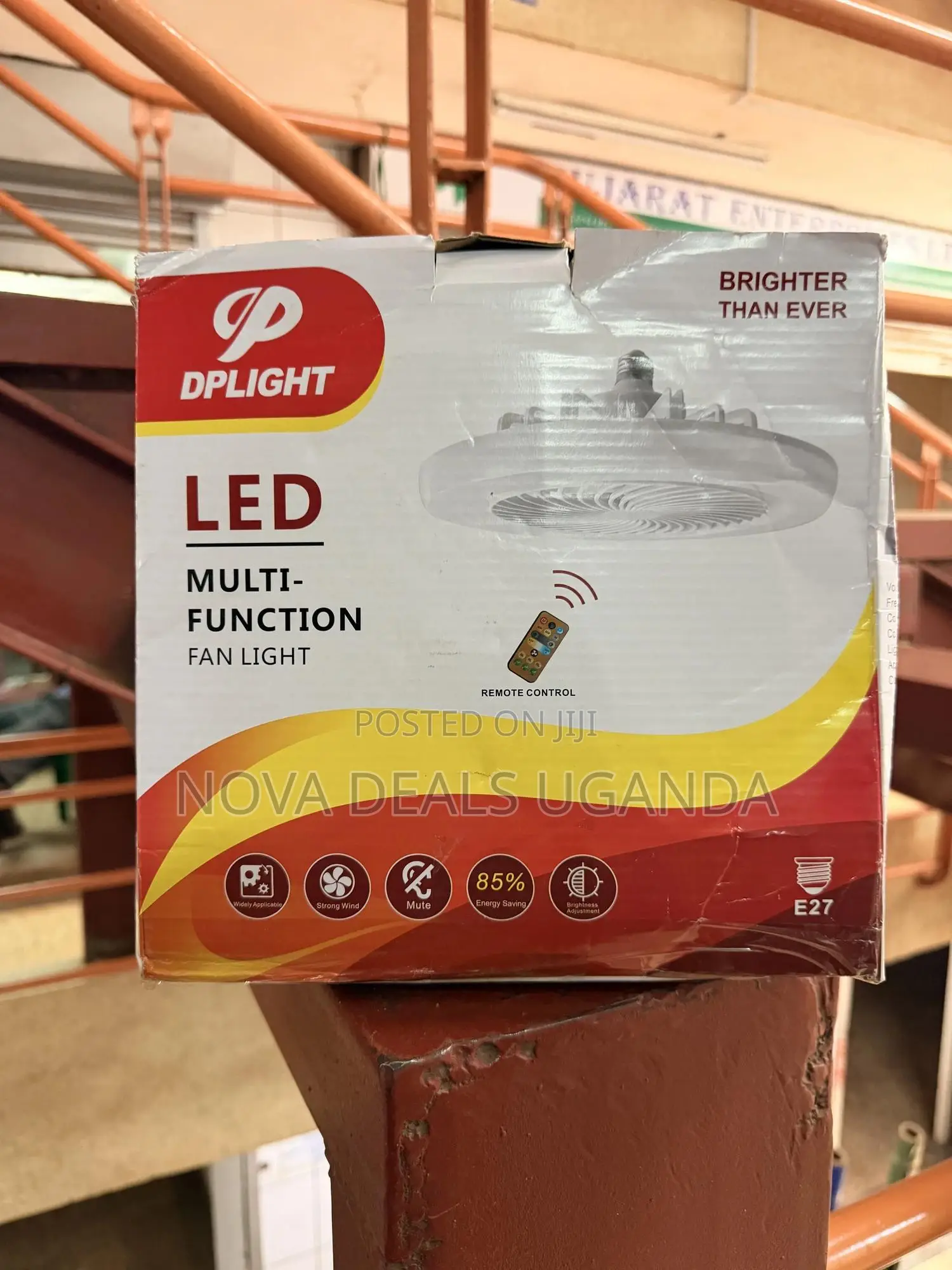 Dplight Led Fan Light Multifunction Ceiling Fan With Remote 3 Color