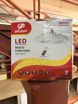 Dplight Led Fan Light Multifunction Ceiling Fan With Remote 3 Color