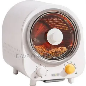 Modern Compact Rotating Air Fryer and Rotisserie Oven