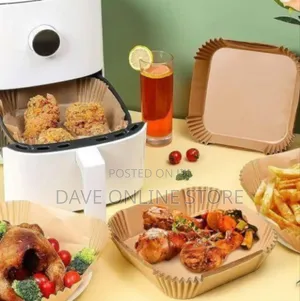 Square Air Fryer Disposable Parchment Paper Liners