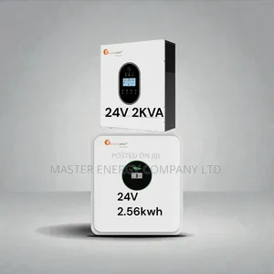 2kva 24v Hybrid and 2.56kwh Lithium Ion Battery Backup System