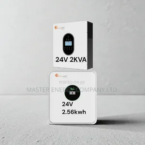 24v 2kva Hybrid and 2.56kwh Lithium Ion Battery Backup System NSBSB