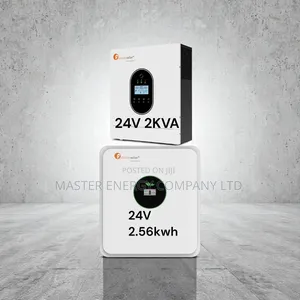 2kva 24v Hybrid and 2.56kwh Lithium Ion Battery Backup System NSBDH