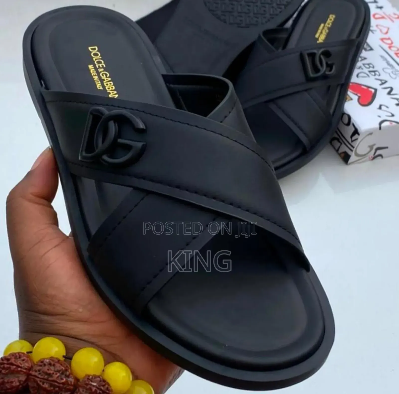 D G/Gucci Black Sandals
