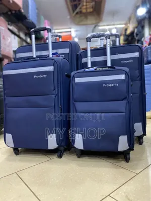 Smart Travel Suitcase Set – 4pcs Wheeled Vacation Luggage