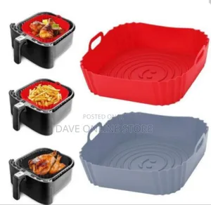 Reusable Silicone Air Fryer Liners / Baskets - Mess-Free Air Frying