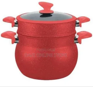Two-Tier Non-Stick Steamer and Cooking Pot Set