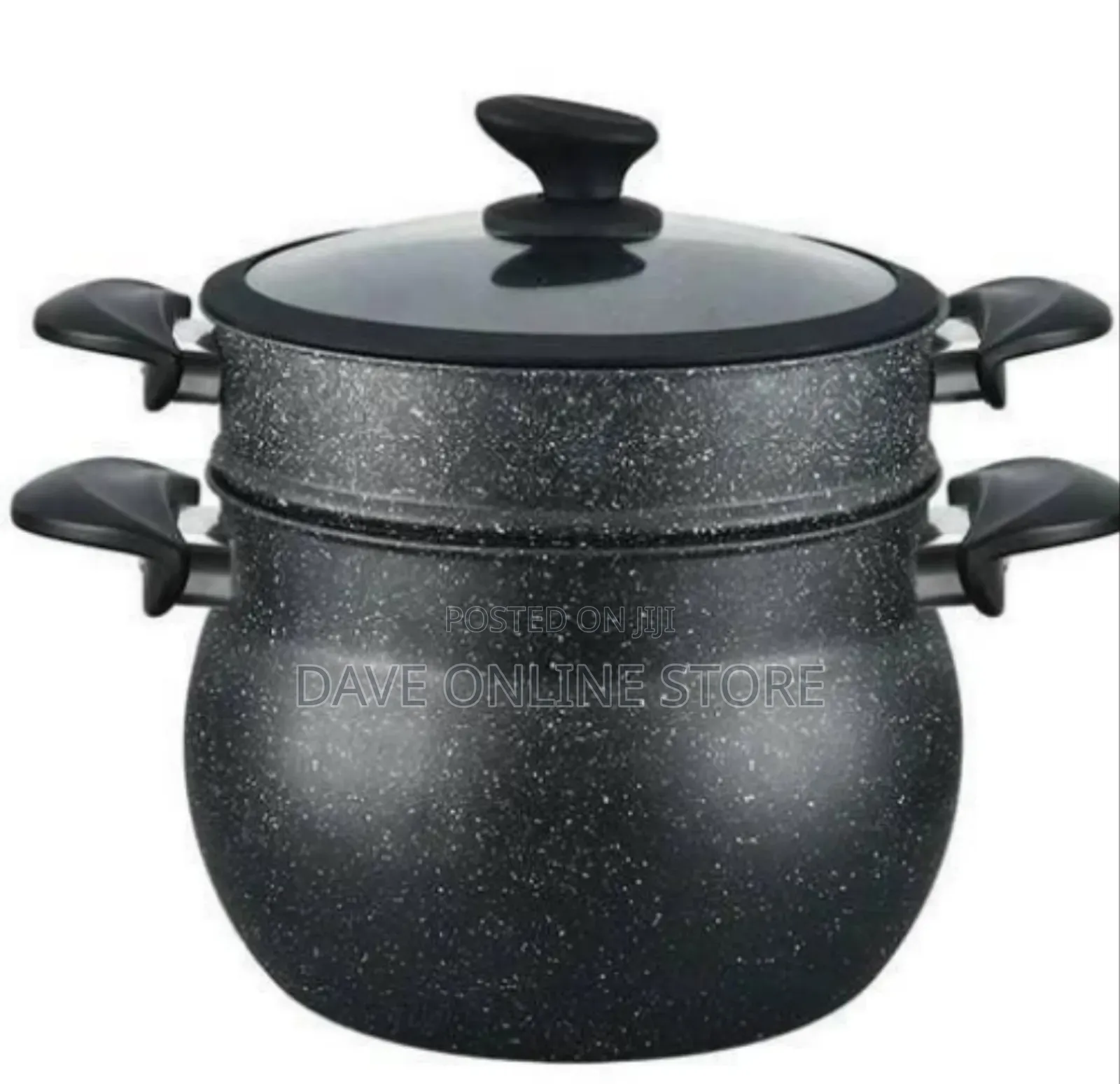 Two-Tier Non-Stick Steamer and Cooking Pot Set