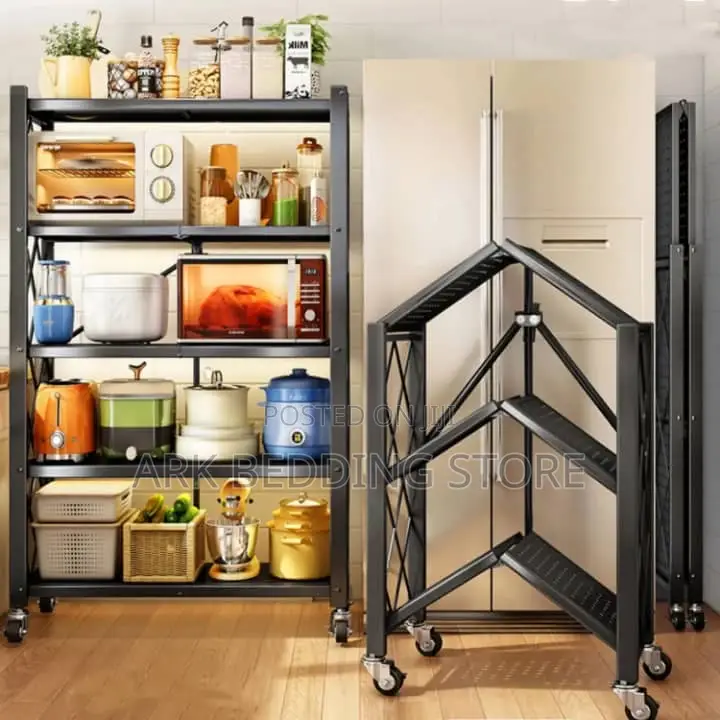 Multi-Tier Rolling Utility Rack