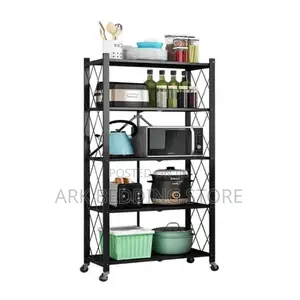 Angle Collapsible 5- Shelf Unit
