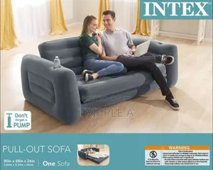 Intwx Inflatable Sofa Bed Double Pull Out Sofa