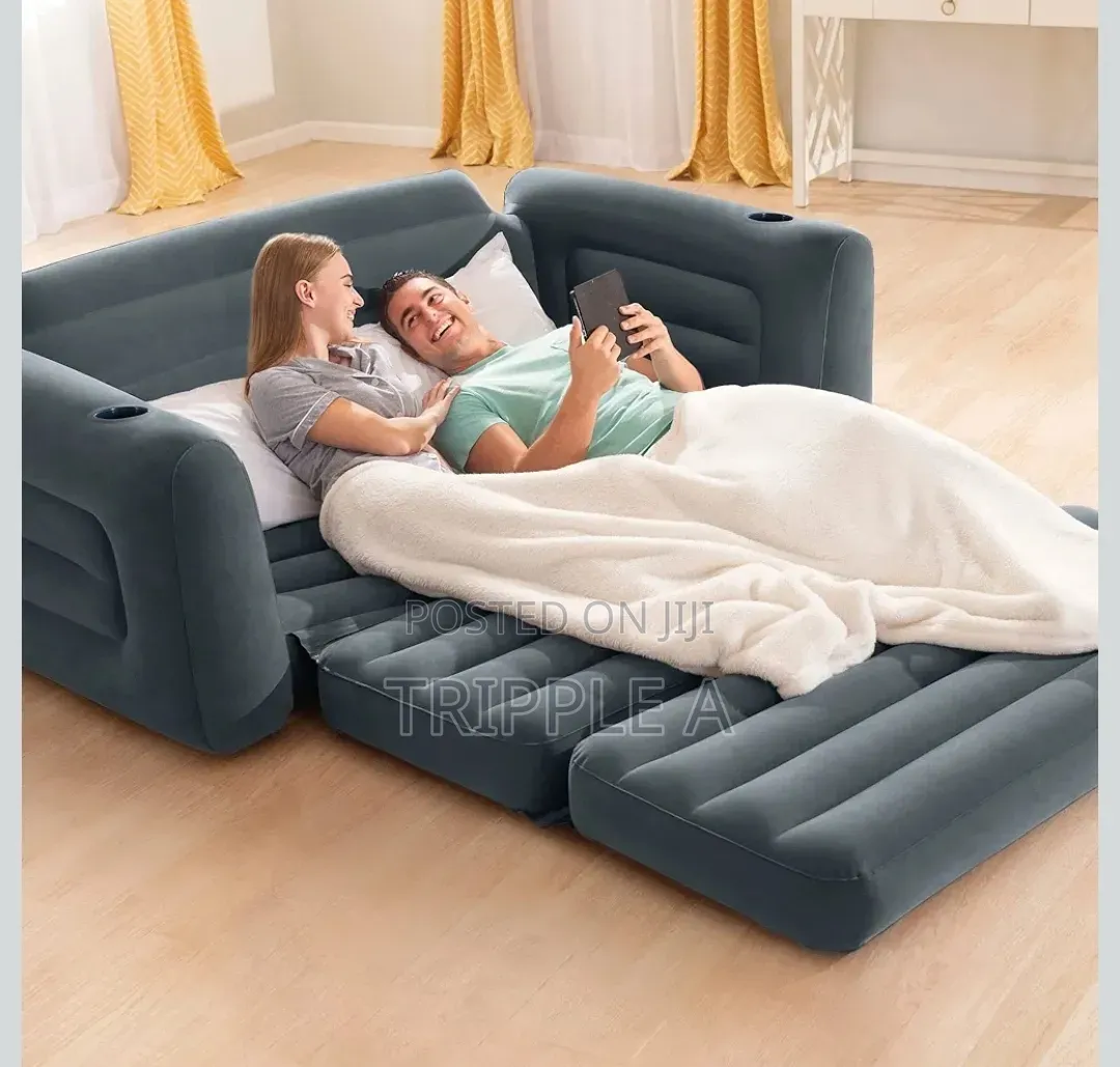 Intwx Inflatable Sofa Bed Double Pull Out Sofa