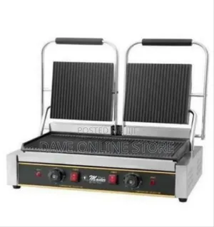 Commercial Double Contact Grill / Panini Press - Multicolor