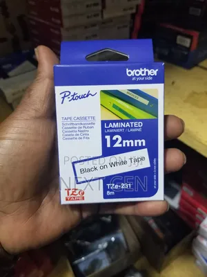 P-touch Tape Cassette Labeling Tape 12mm