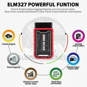 Elm327 Bluetooth Obd2 Scanner V1.5 Professional Car Diagnostic Tool