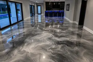 Modern Metallic Epoxy Floor Finishing Services