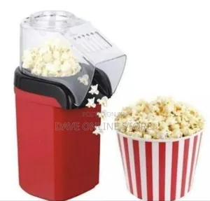 Classic Electric Hot Air Popcorn Maker for Healthy, Oil-Free Snacks