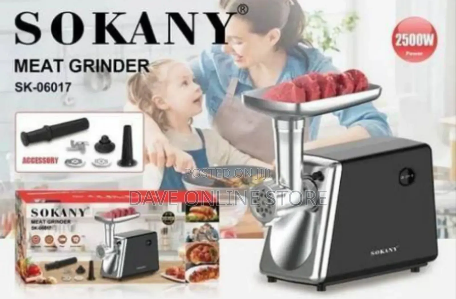 Sokany Electric Meat Grinder