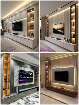All General Wall Unit Tv Stands From 2,000,000/- In Any Colour/Design