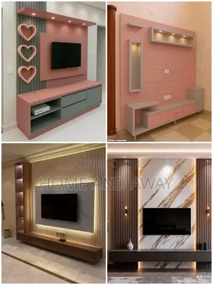 Beautiful Simple Wall Unit Tv Stands 1,500,000/- In Any Colour/Design
