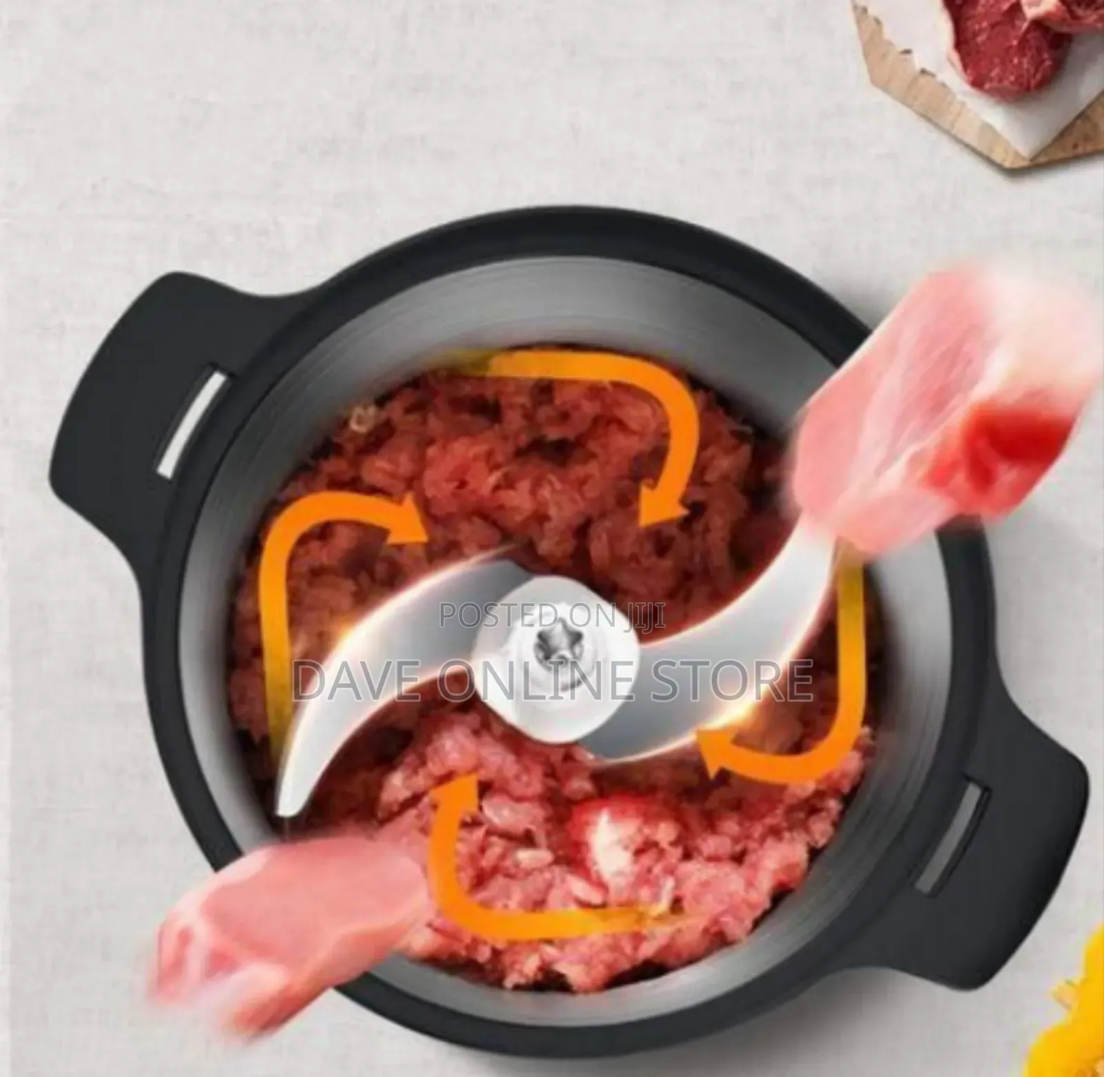 Professional Stainless Steel Electric Food Chopper and Meat Grinder