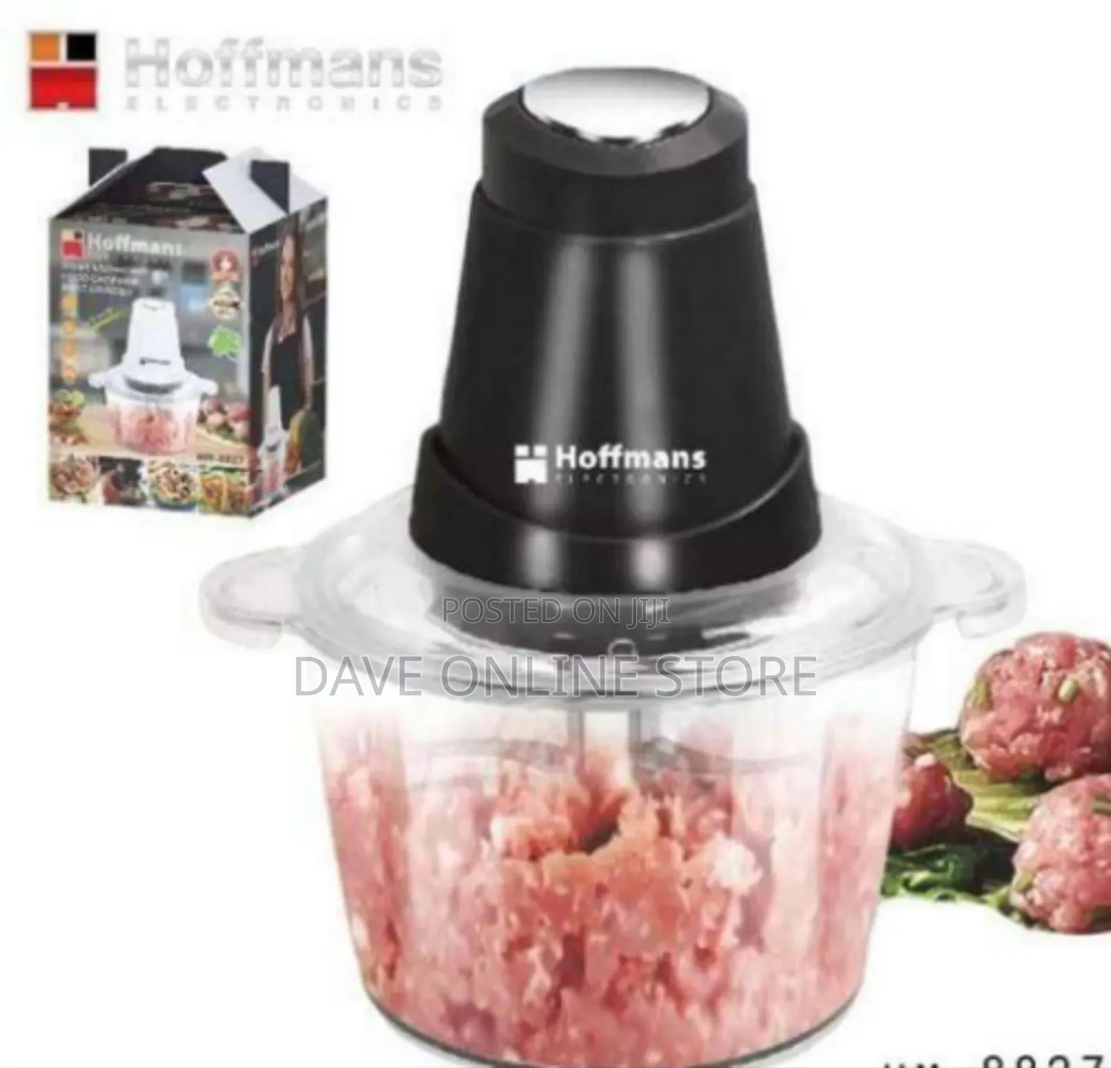 Hoffmans High-Performance Electric Food Chopper and Meat Grinder