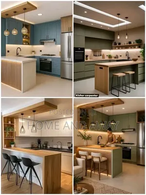 7,000,000/- Custom Made Kitchen Cabinets in Any Colour or Design