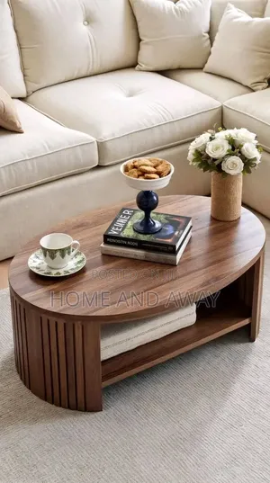 Oval Shaped Wooden Center Tables in Any Colour From 580,000/-