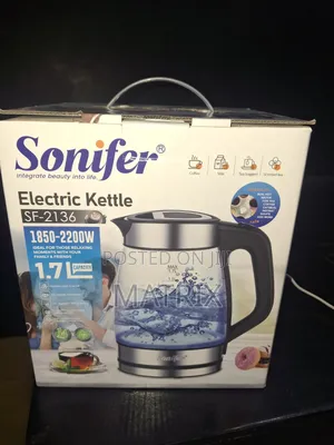 Sonifer 1.7 Litre Glass Electric Kettle