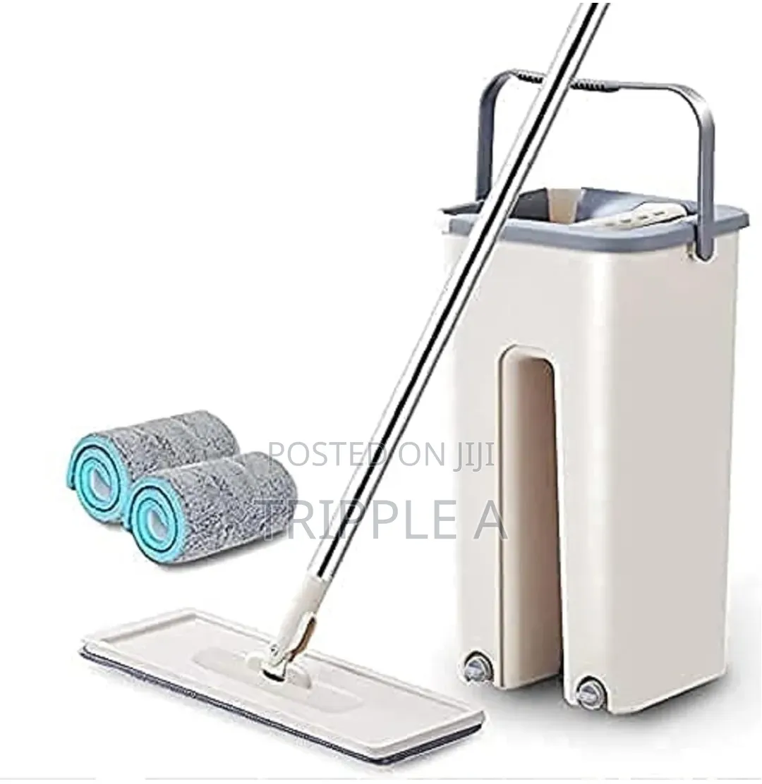 Rectangle 360 Magic Flat Mop and Bucket Set