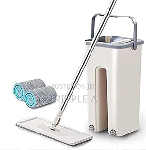 Rectangle 360 Magic Flat Mop and Bucket Set