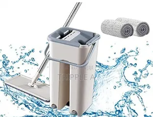 Rectangle 360 Magic Flat Mop and Bucket Set