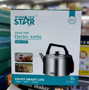 Winning Star St-6005 Stainless Steel Electric Kettle 5-Litre Capacit