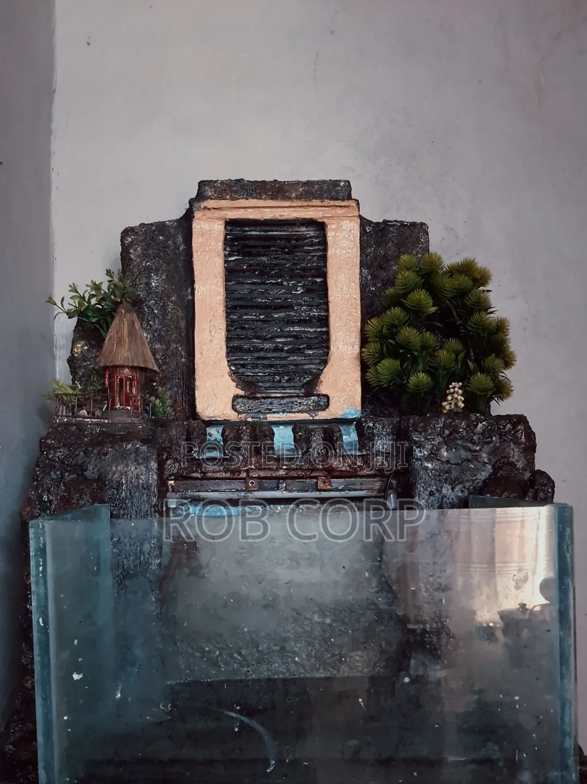 Fountain Aquarium With Fish