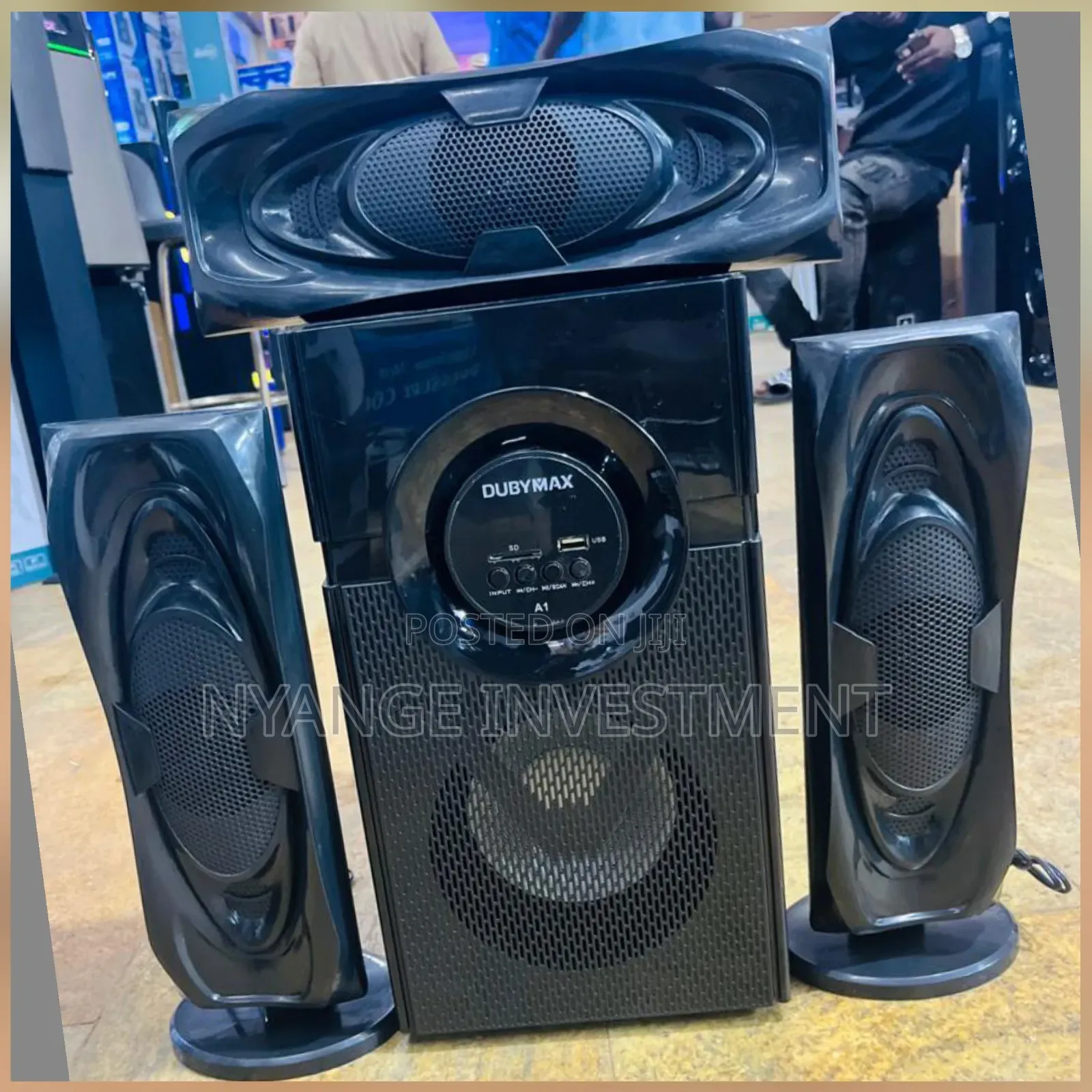 Dubymax 3.1-Channel Multimedia Speaker System.