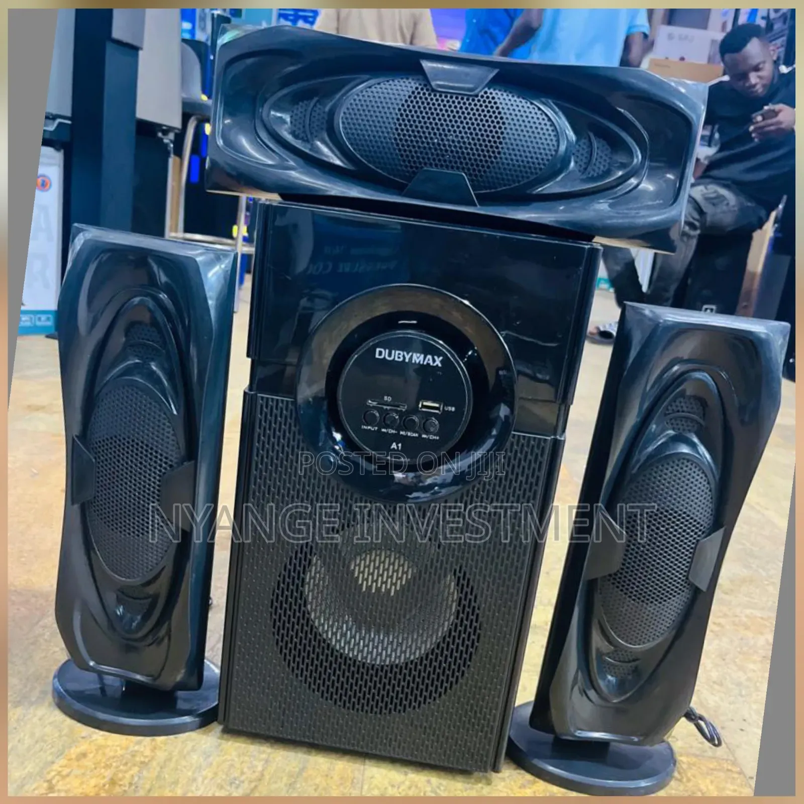 Dubymax 3.1-Channel Multimedia Speaker System.