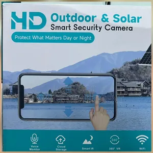 Hd Outdoor Smart Security Camera With Solar Panel. Smart Camera