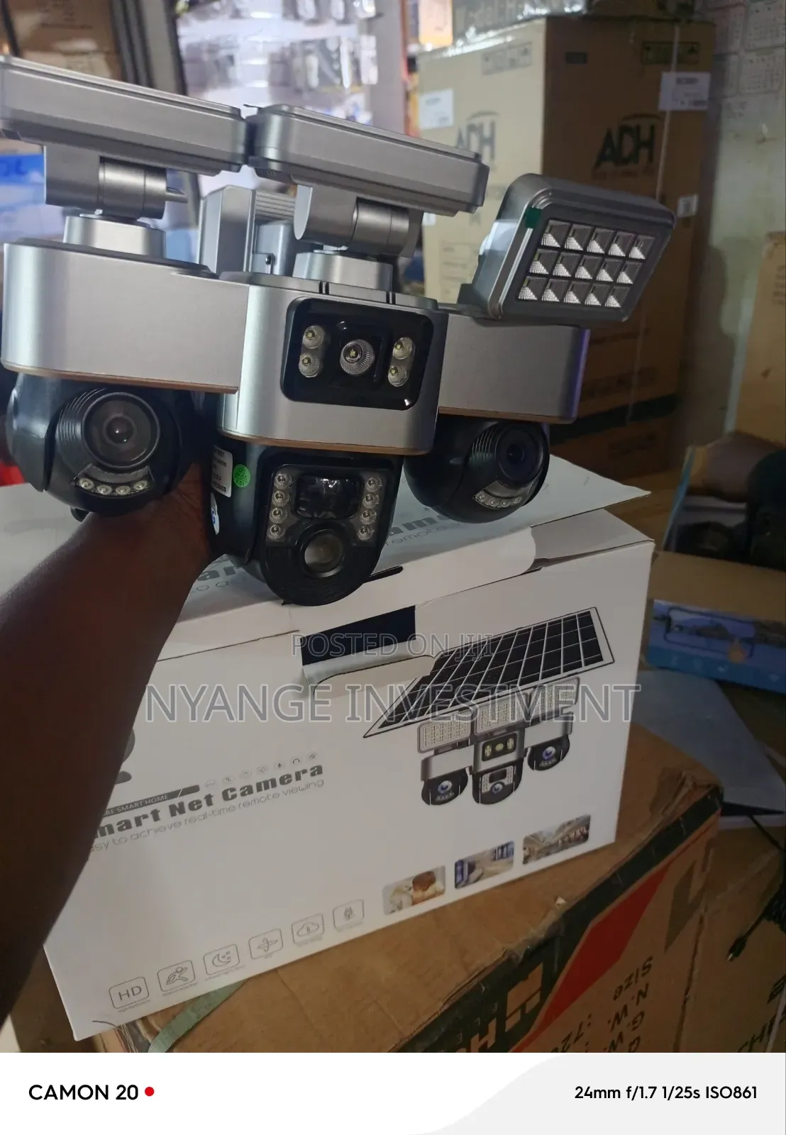 Smart Net Camera With Multiple Lenses, for Outdoor. Smart Camera