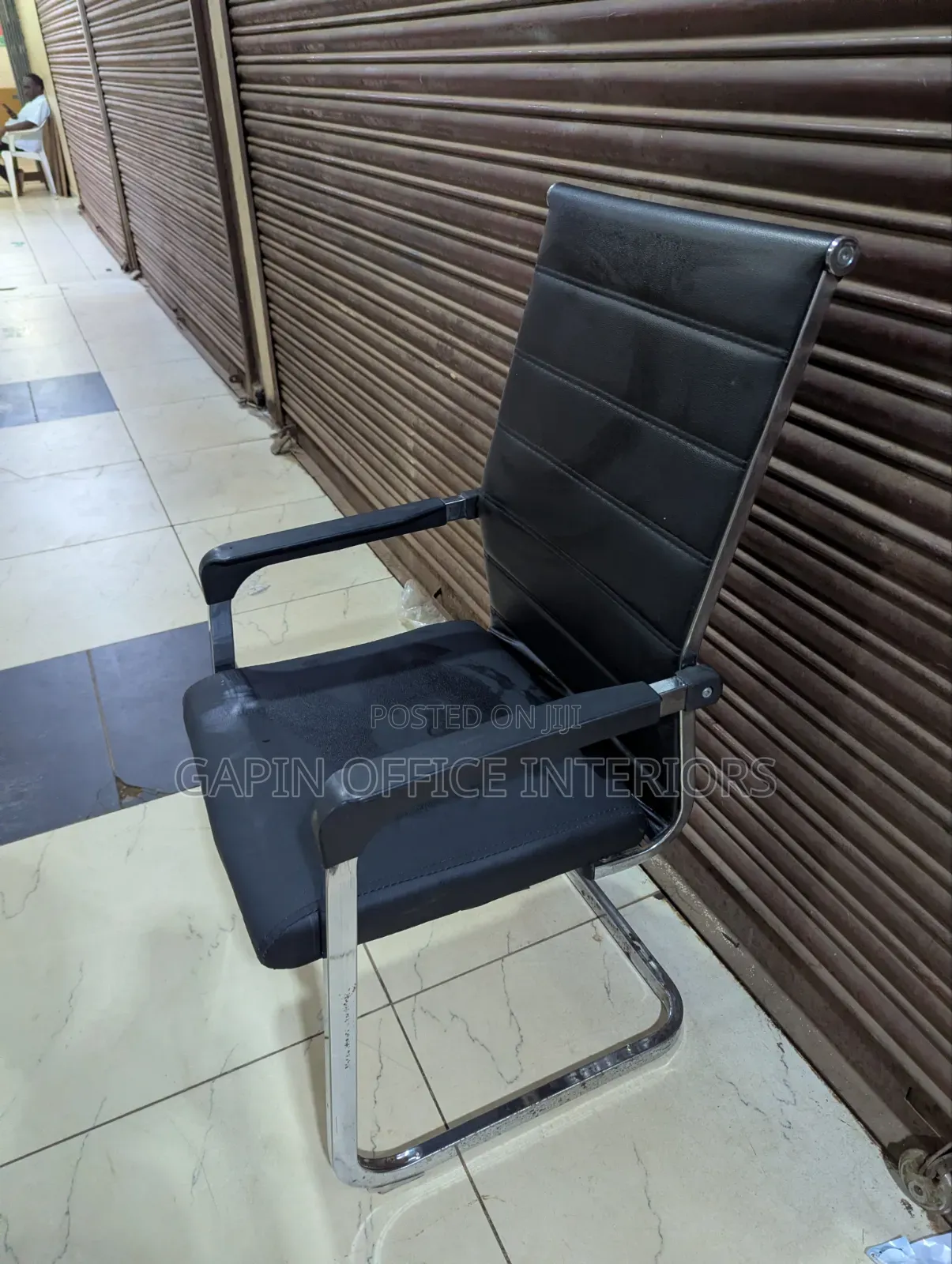 Visitors Leather Office Chair