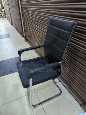 Visitors Leather Office Chair