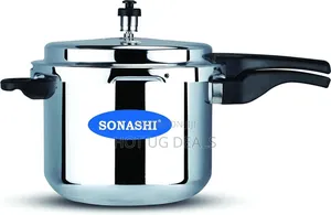 Sonashi 7.5l Pressure Cooker – Heavy-Base With Whistling Valve