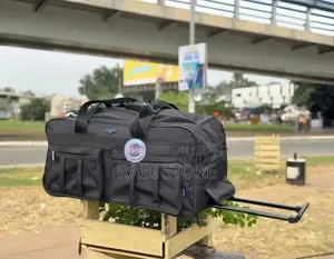 Omaya Black Bag With Wheels