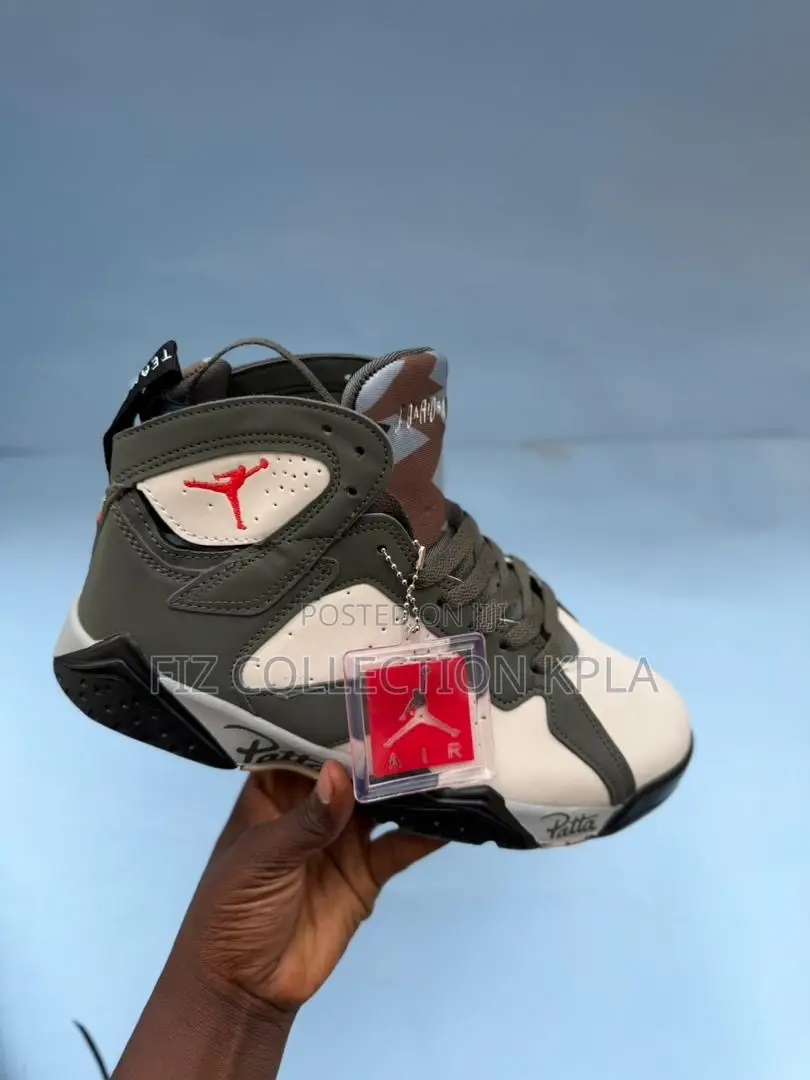 Air Jordan 7 Grey Green Elite